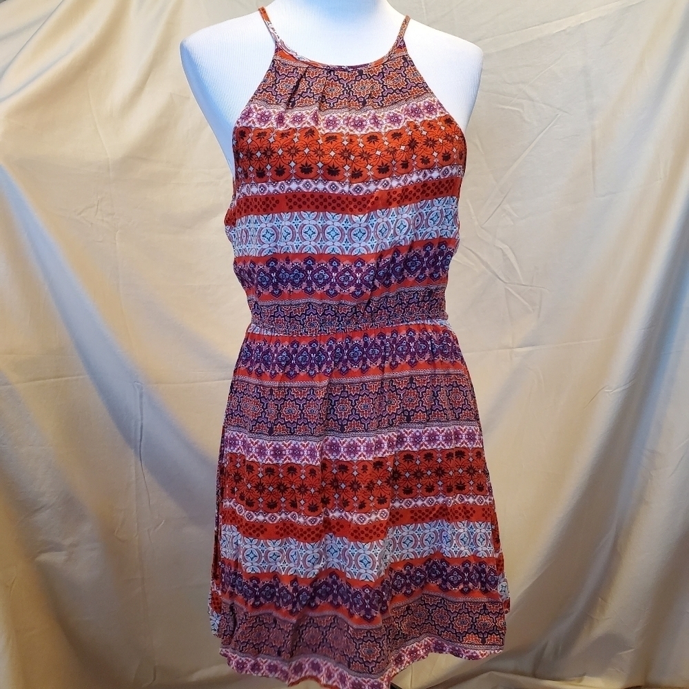 Justify Halter Top Midi Dress SZ MD